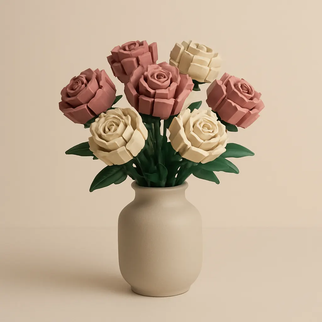 Momantee Dusty Rose Preserved-Rose Bouquet