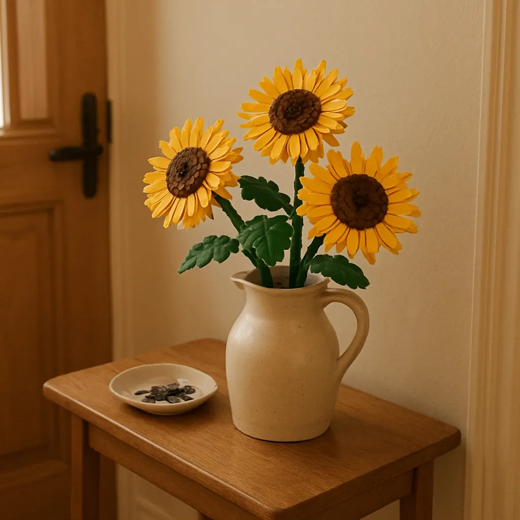 Sunflower Jar Entryway